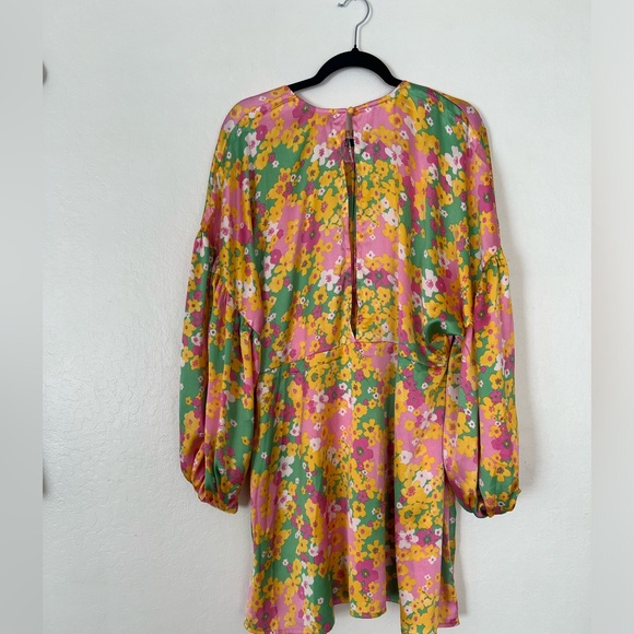 NWT ASOS Floral Dress Size 14 - Picture 4 of 5